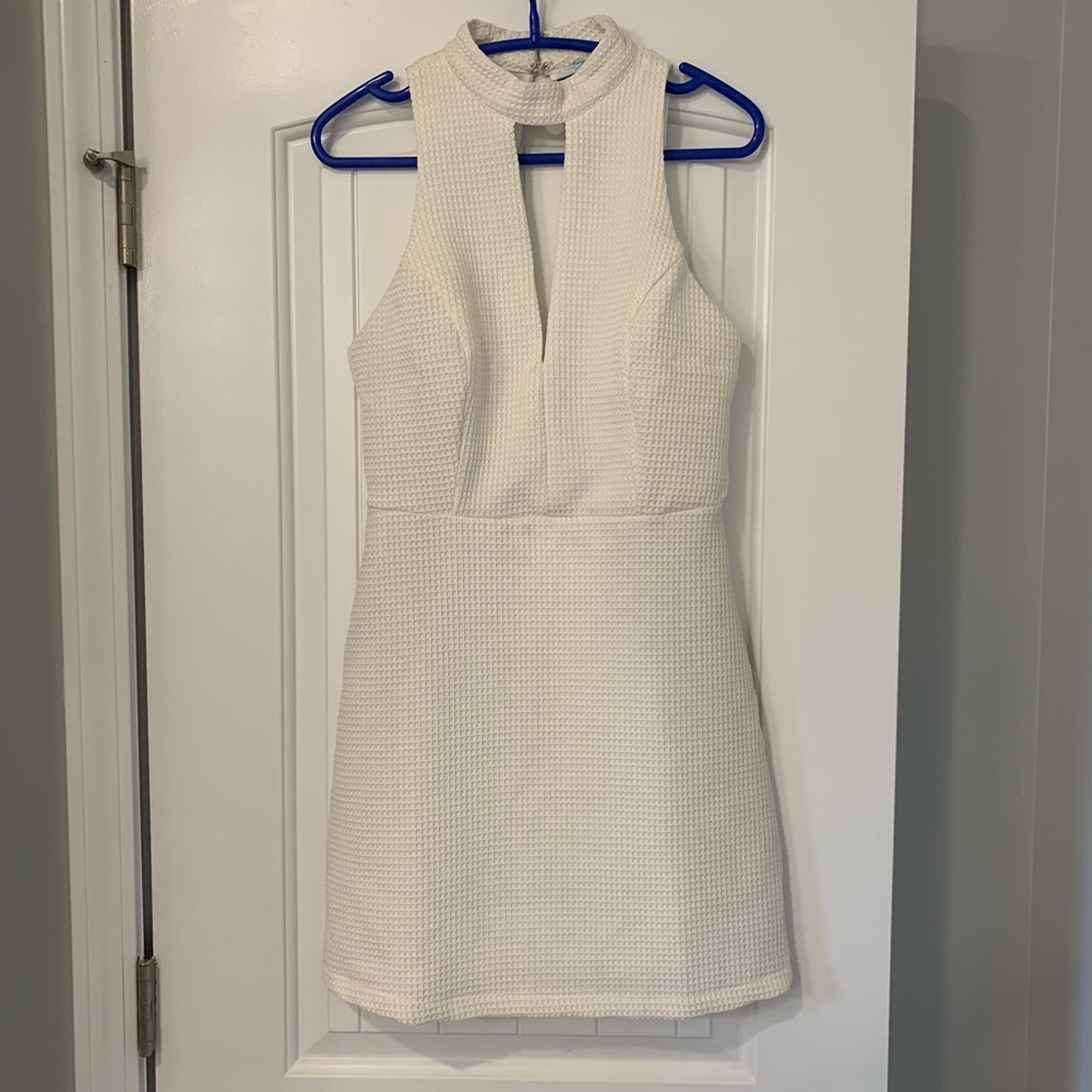 She & Sky NWT White Dress with Lace Back Detail- Perfect for Brides